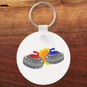 Porte-clés Curling (Recto)