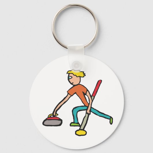 Porte-clés Curling (Recto)