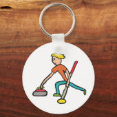 Porte-clés Curling (Recto)