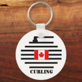 Porte-clés Curling Canada (Recto)