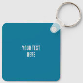 Porte-clés curling Maison et pierres de curling vue du haut (Dos)