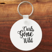 Porte-clés Curls Gone Wild Curly Hair Don't Care  (Recto)