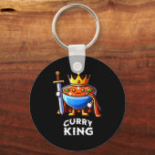 Porte-clés Curry King Funny Quote Curry Indian Food Lover  (Recto)