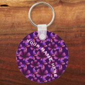 Porte-clés Custom and personalized floral Spiral Notebook (Recto)