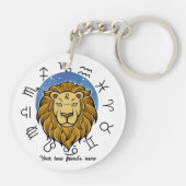 Porte-clés Custom Aries & Leo Acryl Keychain (Dos)