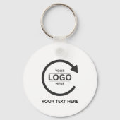 Porte-clés Custom Business Brand Logo (Recto)
