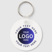 Porte-clés Custom Business Brand Logo (Verso)