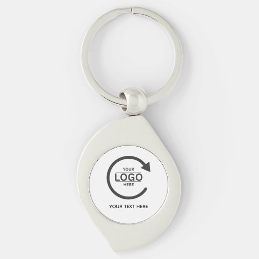 Porte-clés Custom Business Brand Logo (Devant)