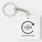 Porte-clés Custom Business Brand Logo (Devant)