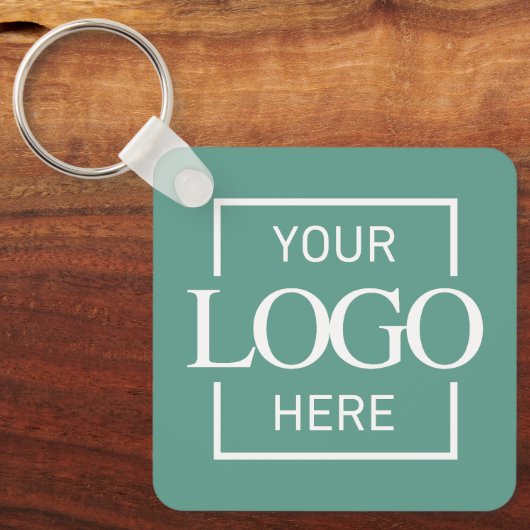 Porte-clés Custom Business Logo & QR Code Promotional Swag (Recto)