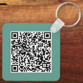 Porte-clés Custom Business Logo & QR Code Promotional Swag (Verso)