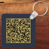 Porte-clés Custom Business Logo & QR Code Promotional Swag (Verso)