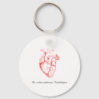 Porte-clés Custom Cardiologist Heart Anatomy Art