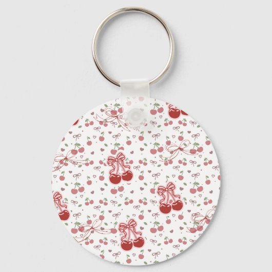 Porte-clés Custom Cherry & Bows Keychain (Verso)