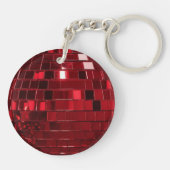 Porte-clés Custom Cherry Disco Ball Valentine's Day (Dos)