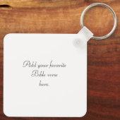 Porte-clés Custom Christian Forgiven Custom Bible Verse (Verso)