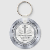 Porte-clés Custom Christian, Funeral Keakes pour les invités (Verso)