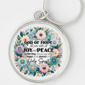 Porte-clés Custom Christian God of Hope and Peace (Devant)