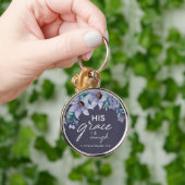 Porte-clés Custom Christian His Grace is Enough (Main)