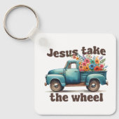 Porte-clés Custom Christian Jésus Prend le Volant (Recto)