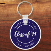 Porte-clés Custom Class of School Graduate Reunion Circle  (Verso)