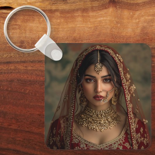 Porte-clés Custom Cute Two Photo Double Sided Personalized (Recto)