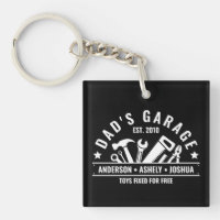 Custom Dads Garage Funny Mécanicien Papa