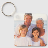 Porte-clés Custom Double Sided 2 Photo Family (Recto)