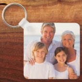 Porte-clés Custom Double Sided 2 Photo Family (Recto)