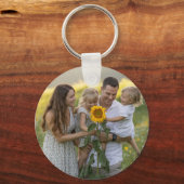 Porte-clés Custom Double Sided Family Two Photo Christmas Cer (Verso)
