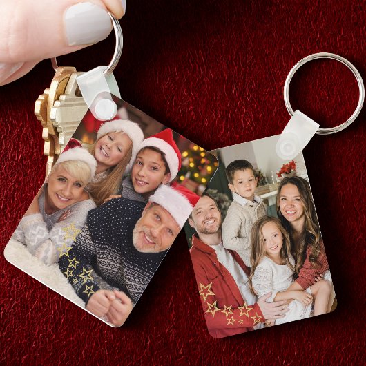 Porte-clés Custom Double Sided Photo Keychains, Custom Photo