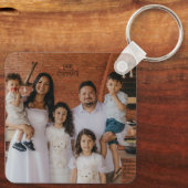 Porte-clés Custom Family Photo Aluminum Circle Keepsake (Verso)