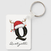 Porte-clés Custom Family Santa Claus Keychain for Mom and Dad (Verso)