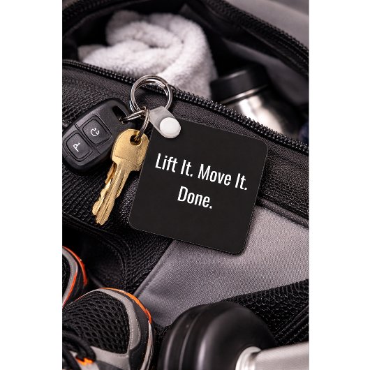 Porte-clés Custom Forklift Driver Keychain Gift