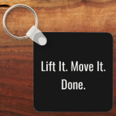 Porte-clés Custom Forklift Driver Keychain Gift (Recto)