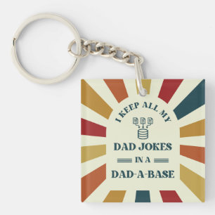 Porte-clés Custom Funny Papa plaisante Fête des pères cadeau 