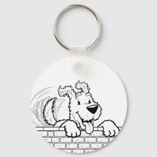 Porte-clés Custom gel mouse pad with a dog design