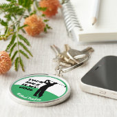 Porte-clés Custom Golf Keychain - Funny Personalized Gift (Côté)