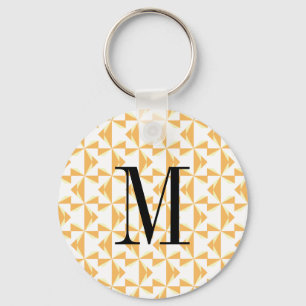Porte-clés Custom Initial Pumpkin Pinwheels