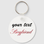 Porte-clés custom  keychain - boyfriend (Recto)