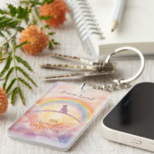 Porte-clés Custom Labrador Retriever Pet Loss Keychain (Devant droit)