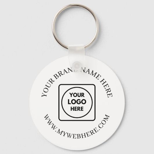 Porte-clés Custom Logo Personalized Business Promo Keychains (Recto)