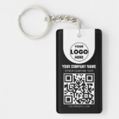Porte-clés Custom Logo & QR Code Keychain | Business Promo Gi (Devant)