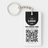 Porte-clés Custom Logo & QR Code Keychain | Business Promo Gi (Devant)