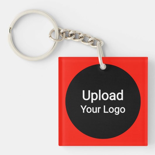 Porte-clés Custom Logo Upload | Personalized Business (Devant)