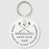 Porte-clés Custom Modern Classic Golf Club Tournament  (Verso)