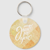 Porte-clés Custom Modern Just for You Modern Champagne (Recto)