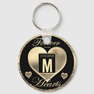 Porte-clés Custom Monogram Memorial in Loving Memory Keychain