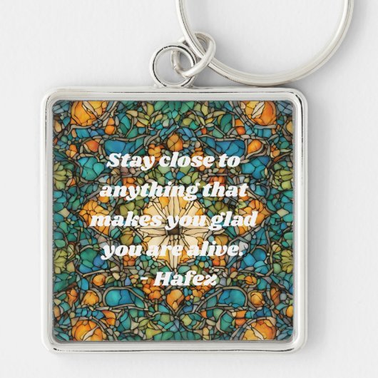 Porte-clés Custom Mosaic Motif Nowruz Iran Nouvel An Cadeau (Devant)