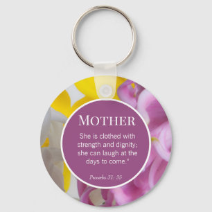 Porte-clés Custom Mother Day Bible Verses